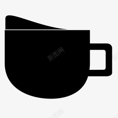 杯子咖啡馆咖啡杯图标图标