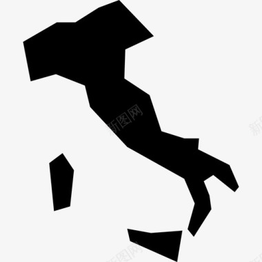 意大利西西里岛撒丁岛图标图标