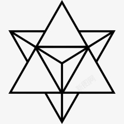 统一标志梅尔卡巴犹太教神秘主义图标高清图片