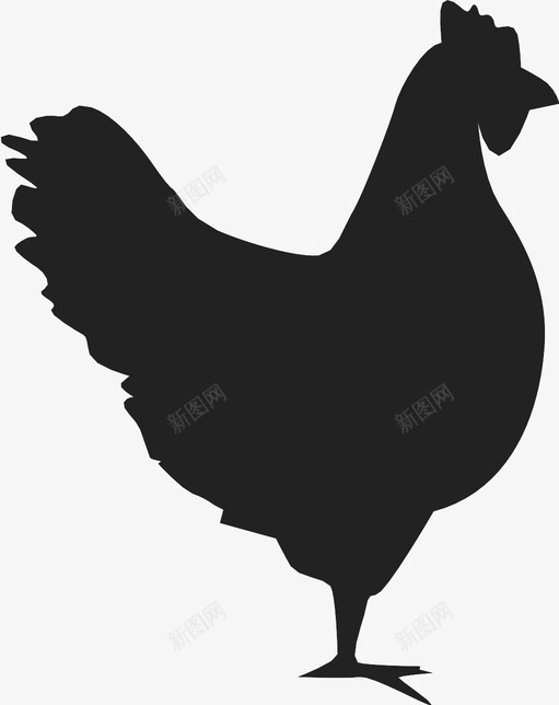 鸡动物鸟蛋农场图标svg_新图网 https://ixintu.com 农场 动物 家禽 羽毛 蛋 食物 鸟 鸡