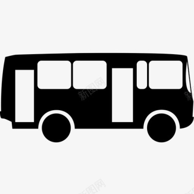 公共汽车公交交通图标图标