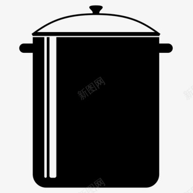 烹调锅酿造菜肴图标图标