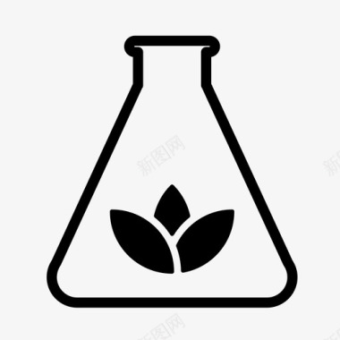 生物质能电力环境绿色实验室图标图标