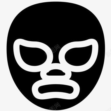 摔跤娱乐Mask图标图标