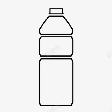 瓶子容器饮用水图标图标