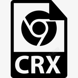 CRXCrx文件格式符号界面文件格式图标高清图片