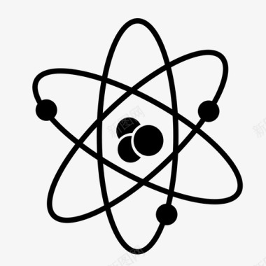 原子物质粒子图标图标