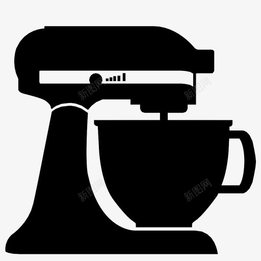 食品搅拌机搅拌机厨房电器图标svg_新图网 https://ixintu.com 厨房家具 厨房电器 搅拌机 机器 机器人 食品搅拌机