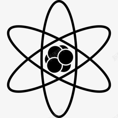 原子化学电子图标图标