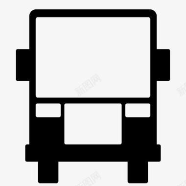 公共汽车客运公交图标图标