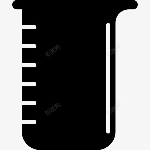 烧杯化学实验图标svg_新图网 https://ixintu.com 化学 实验 实验室 测量 混合物 烧杯 玻璃器皿 科学