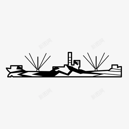 炫目伪装船图标svg_新图网 https://ixintu.com 一战 图案 海军 炫目伪装 航海 船 设计