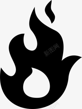 火灾纵火焚烧图标图标
