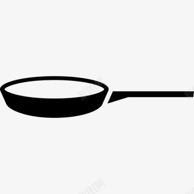 锅烹饪煎锅厨房图标图标