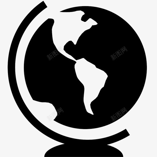 地球地理地图球体世界图标svg_新图网 https://ixintu.com 世界 地图 地球 地理 球体