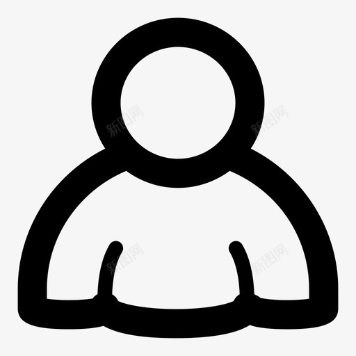 用户帐户头像图标svg_新图网 https://ixintu.com 个人资料 人 头像 帐户 用户 胸像
