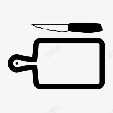 砧板厨师烹饪图标图标