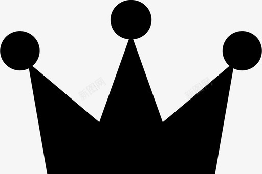 皇冠国王权力图标图标