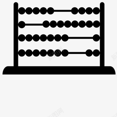 算盘加法计算器图标图标