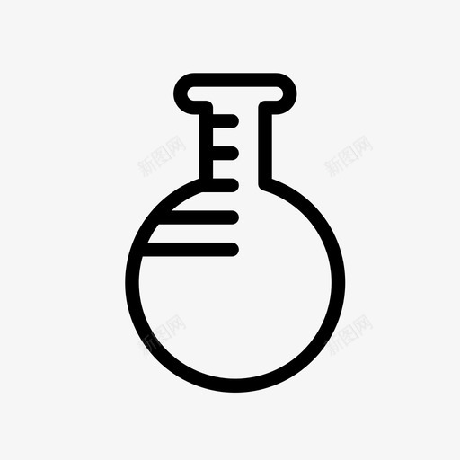 烧瓶化学容器图标svg_新图网 https://ixintu.com 化学 实验 容器 烧瓶 玻璃 科学 试管