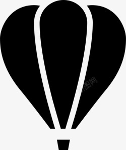 用头顶球热气球空气球漂浮图标高清图片