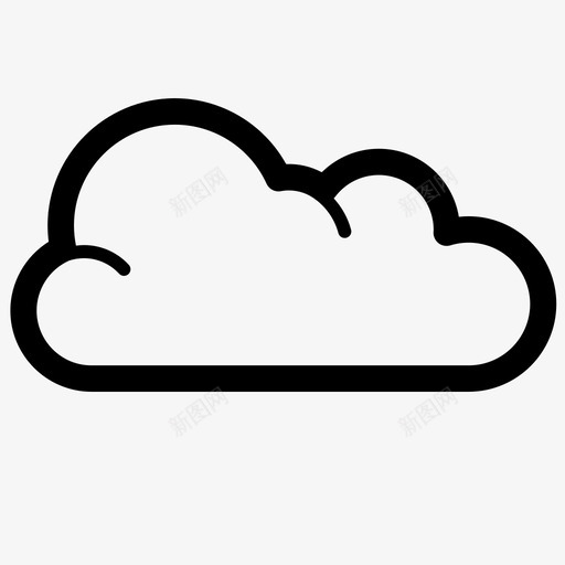 云天气预报自然图标svg_新图网 https://ixintu.com 云 天气 天气预报 天空 自然 阴天