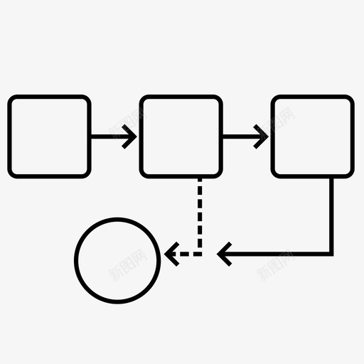流程图箭头流程图标svg_新图网 https://ixintu.com 形状 步骤 流程 流程图 箭头