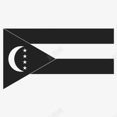 科摩罗国旗非洲公民图标图标