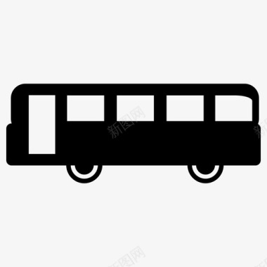 公共汽车驾车乘车图标图标