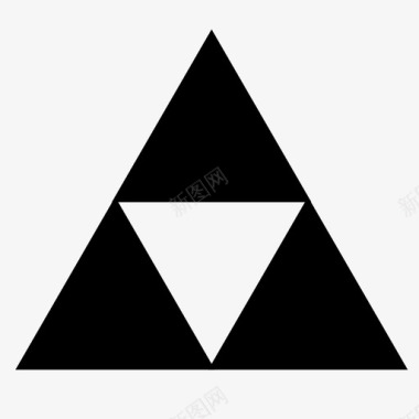 三力几何几何学图标图标