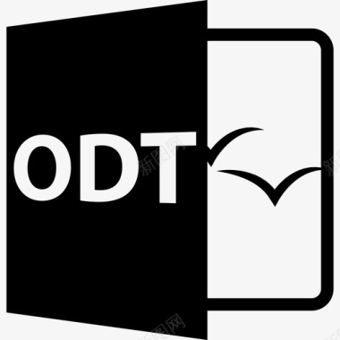 ODT开放文件变体接口文件格式样式图标图标