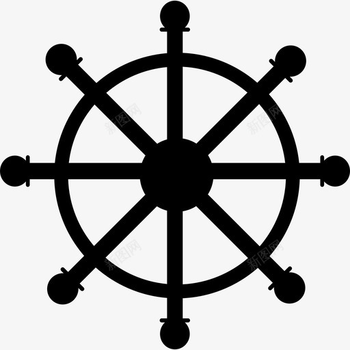 轮船船长图标svg_新图网 https://ixintu.com 操舵 水 航海 船 船长 轮