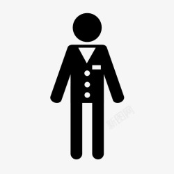 正式的男人管家正式的图标高清图片