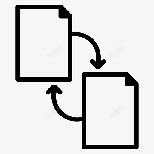 替换文档排列文件图标svg_新图网 https://ixintu.com 交换 保存 切换 刷新 同行评估 排列 文件 文档图标 替换文档 移动