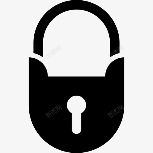 锁入口设备图标svg_新图网 https://ixintu.com 上锁 保护 入口 安全 挂锁 设备 锁
