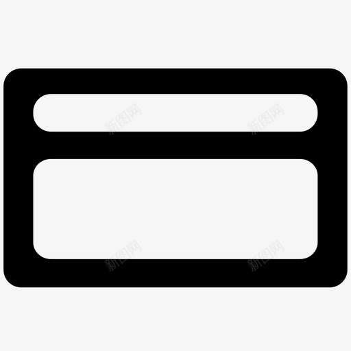 信用卡购物塑料图标svg_新图网 https://ixintu.com 信用卡 充值卡 塑料 支付 电子商务 货币 购买 购物