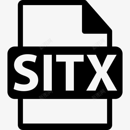 SITX文件格式接口文件格式文本图标svg_新图网 https://ixintu.com SITX文件格式 接口 文件格式文本
