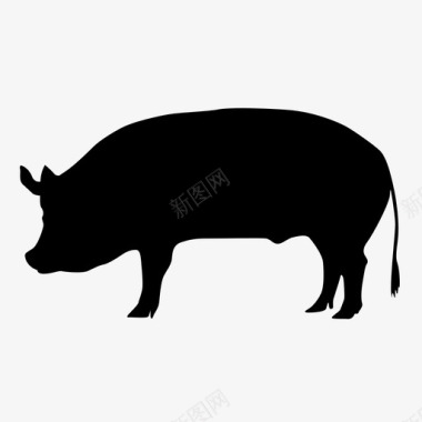 猪动物公猪图标图标