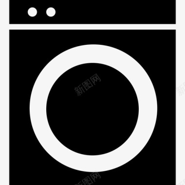 洗衣机电器洗衣店图标图标
