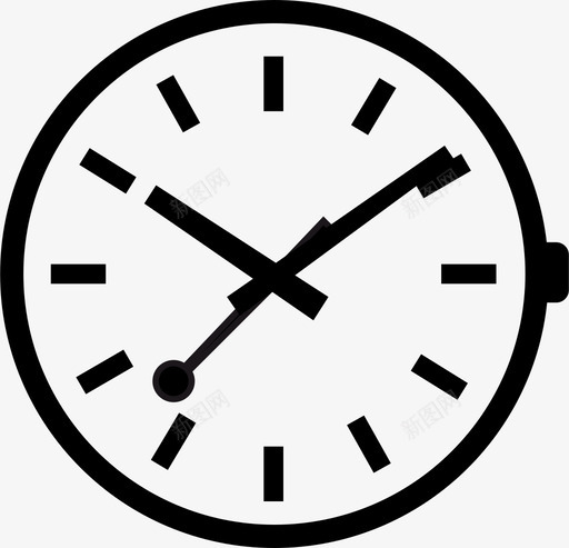 钟表车站瑞士手表图标svg_新图网 https://ixintu.com 旅行 时间 瑞士手表 计时器 车站 钟表