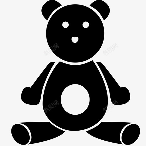 泰迪熊婴儿童年图标svg_新图网 https://ixintu.com 儿童 填充动物 婴儿 泰迪熊 游戏 玩具 睡眠时间 童年 青年