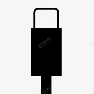 iphone插头lightning接口iphone充电器图标图标