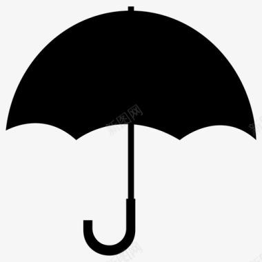 伞携带覆盖图标图标