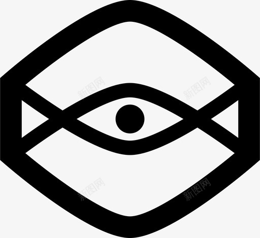 增强现实眼睛眼球图标svg_新图网 https://ixintu.com 增强现实 感知 技术 未来 眼球 眼睛 视觉