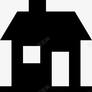 住宅庄园屋顶图标图标