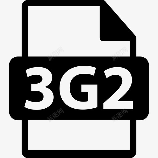 3G2文件格式接口文件格式文本图标svg_新图网 https://ixintu.com 3G2文件格式 接口 文件格式文本