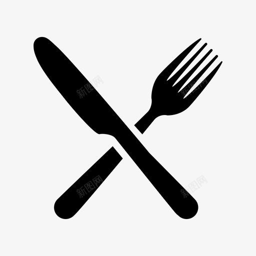 银器餐食刀图标svg_新图网 https://ixintu.com 刀 叉 早午餐 晚餐 银器 餐具 餐厅 餐食