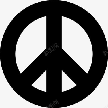 和平爱和平标志图标图标