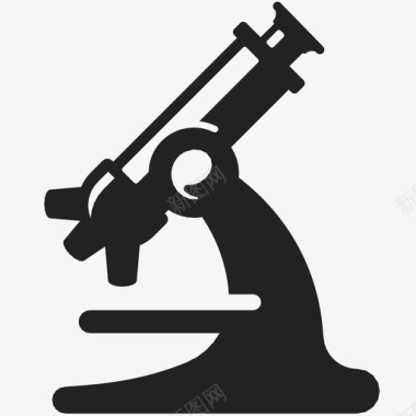 显微镜生物学放大实验室科学图标图标