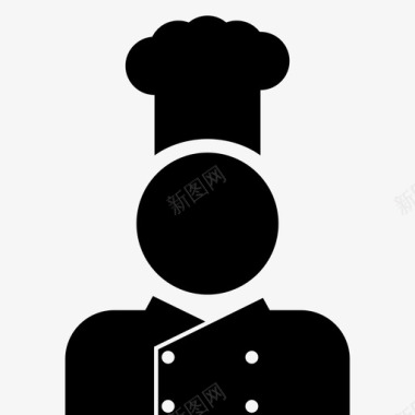 厨师烹饪食物美食家厨房图标图标